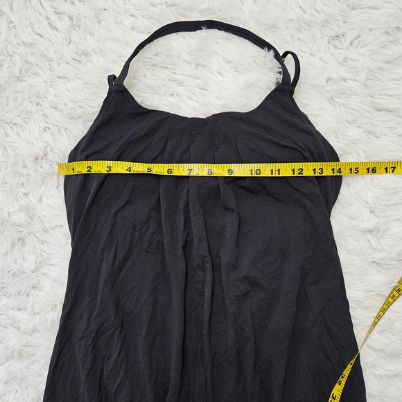 Lululemon Women's Black Halter Strappy Back‎ Tank Top. Size 6 - Picture 6 of 6